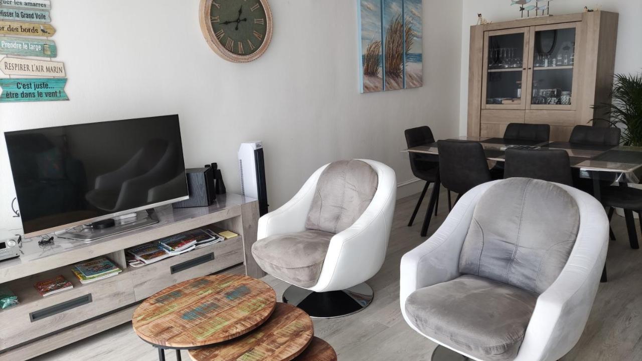 Appartement T3 De 74M2 Tres Lumineux Vue Panoramique Mer Et Plages 콩카르노 외부 사진